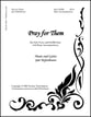 Pray for Them SATB choral sheet music cover